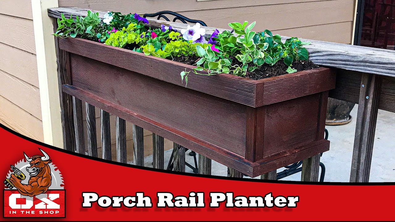 Easy DIY Porch Planter