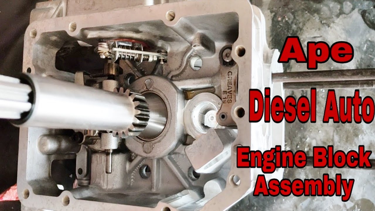 ape diesel auto engine block assembly
