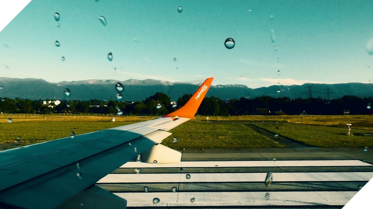 Helvetic Airways / Swiss Embraer ERJ-190 | Early Morning Takeoff from Geneva to London City