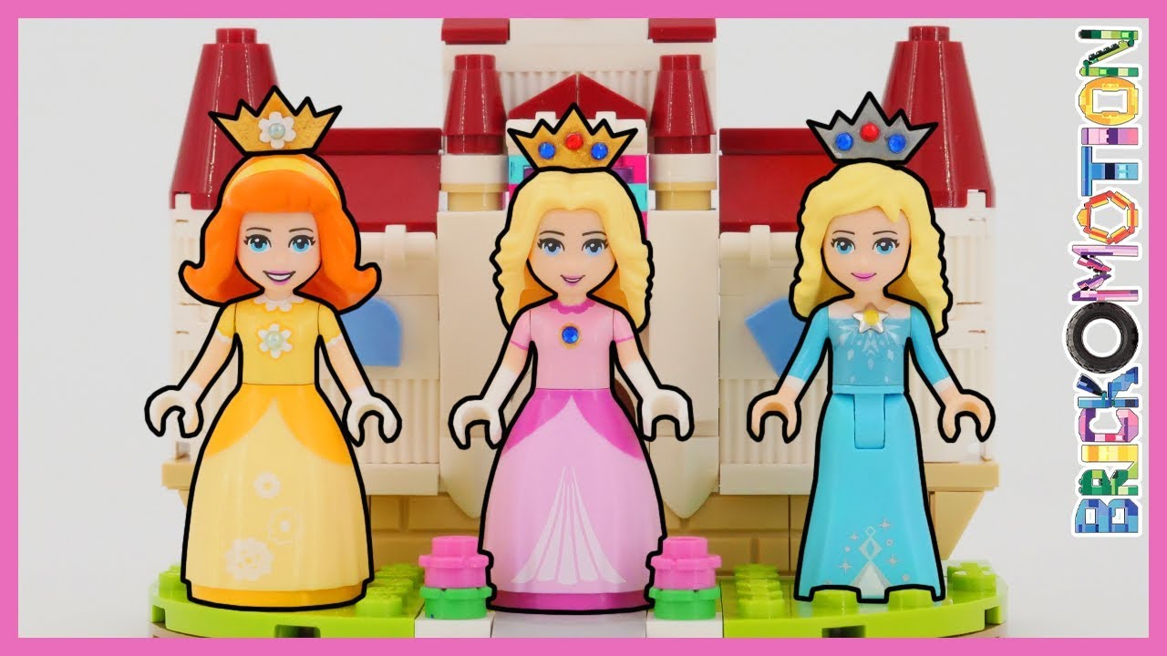 Nintendo Princesses as LEGO Minidolls