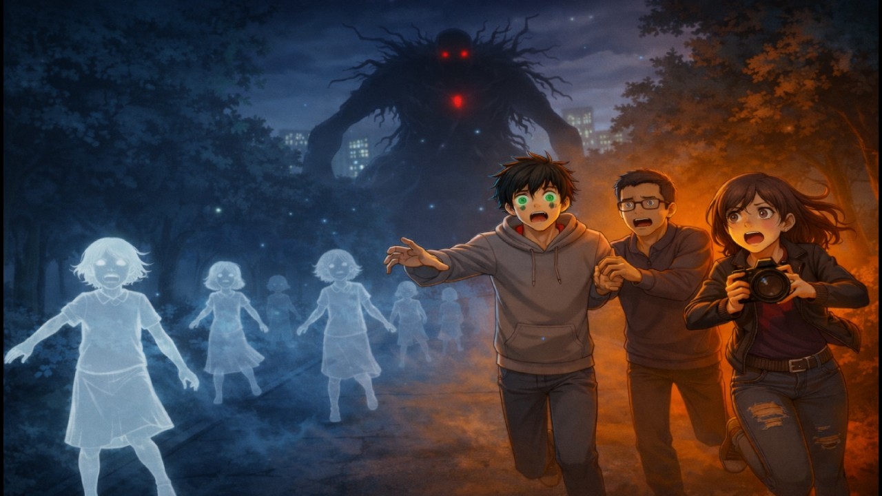 The Root Collector: Ancient Horror in Central Park | Chilling Ghost | Anime Horror Story