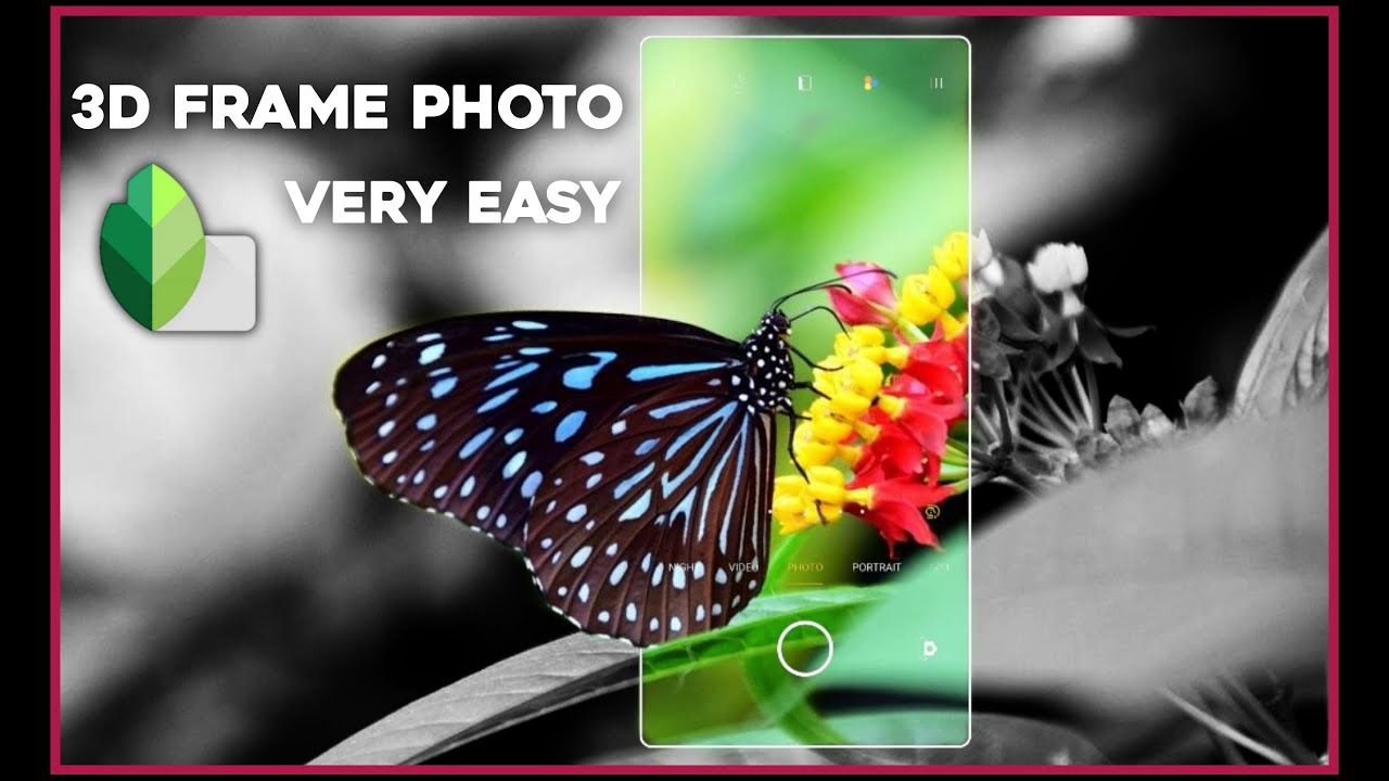 3D FRAME PHOTO EDITING | SNAPSEED TUTORIAL | KEREN DAN MUDAH