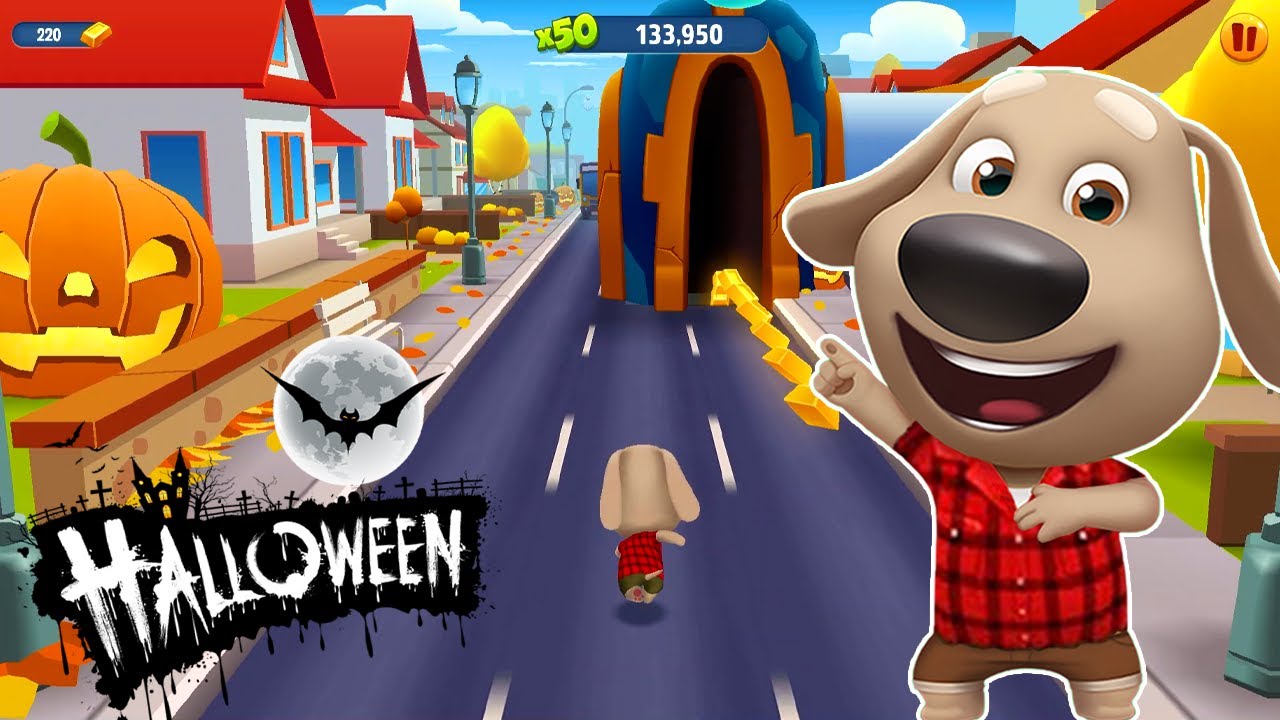 Talking Tom Gold Run Halloween 2026 🎃 Ben vs Angela vs Boss in The Wacky Planet