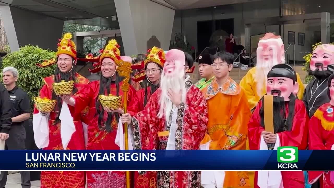 San Francisco celebrates start of Lunar New Year with fireworks, red envelopes and street dancing