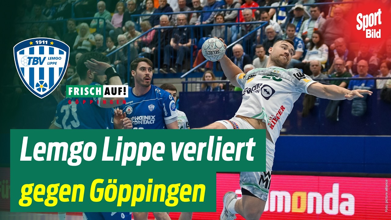 Handball: TBV Lemgo Lippe - FRISCH AUF Göppingen | Handball-Bundesliga Saison 2025/26
