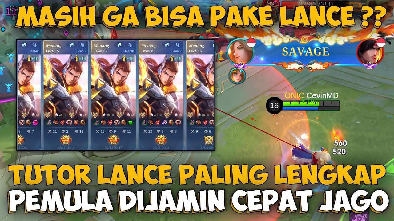 Tutorial Cara Main Lancelot Untuk Pemula Biar Cepat Jago