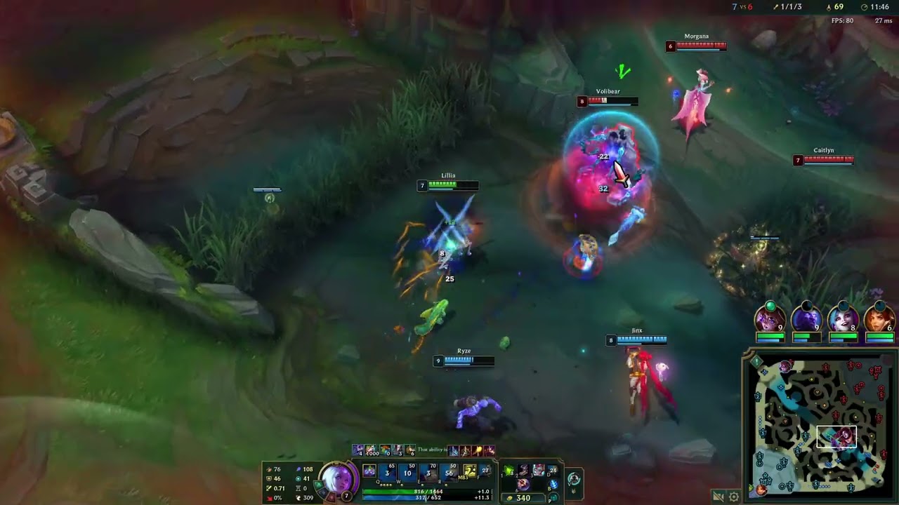 Lilia silver lost game vs Volibear