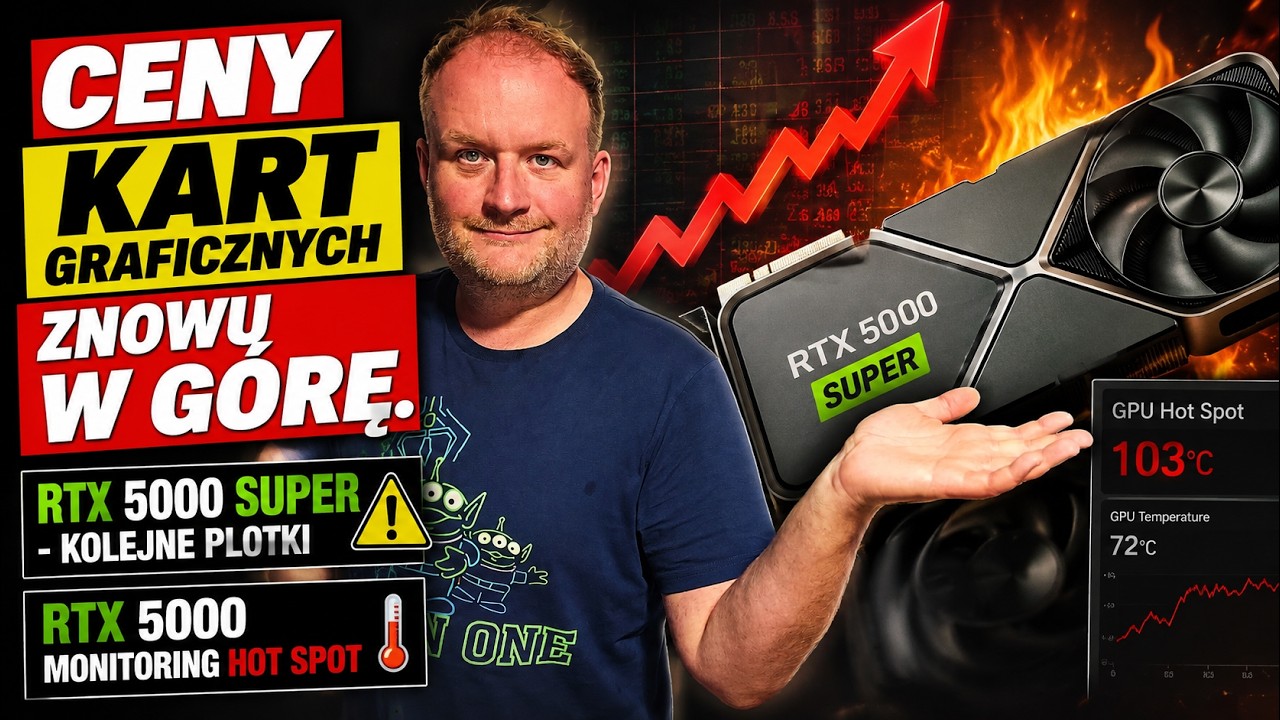 Hot Spot na RTX 5000, wyższe ceny kart graficznych oraz kolejne informacje o RTX 5000 SUPER
