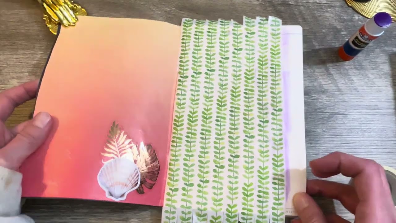 Ways To Use Up Your Washi Tape | Background Pages