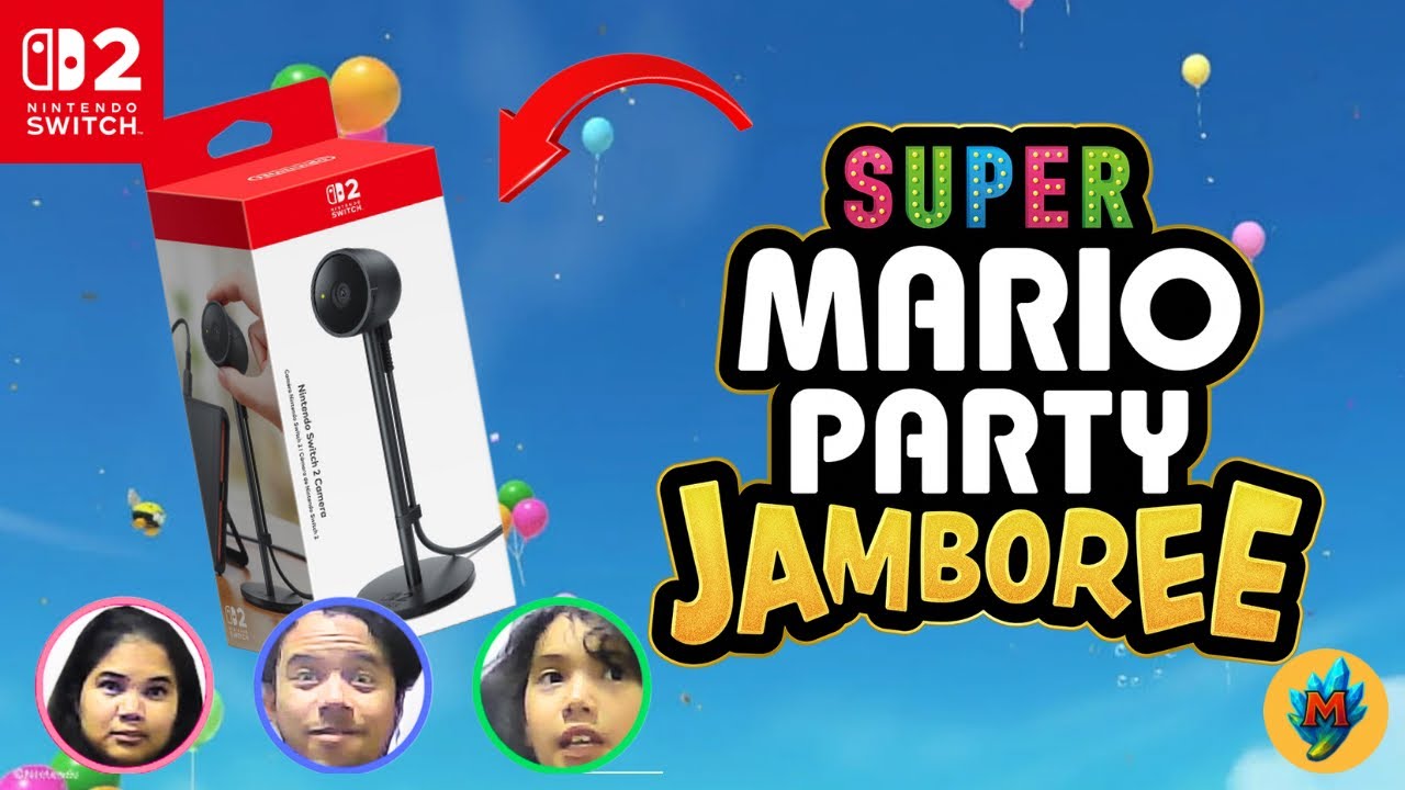 Testei a Câmera do Switch 2 no Super Mario Party Jamboree e NÃO ESPERAVA ISSO!