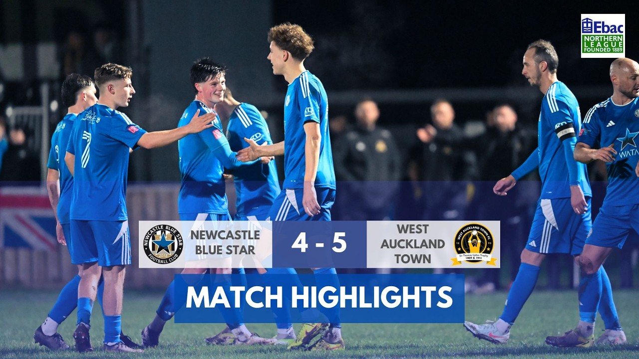 Newcastle Blue Star 4 - 5 West Auckland Town - 06.03.26