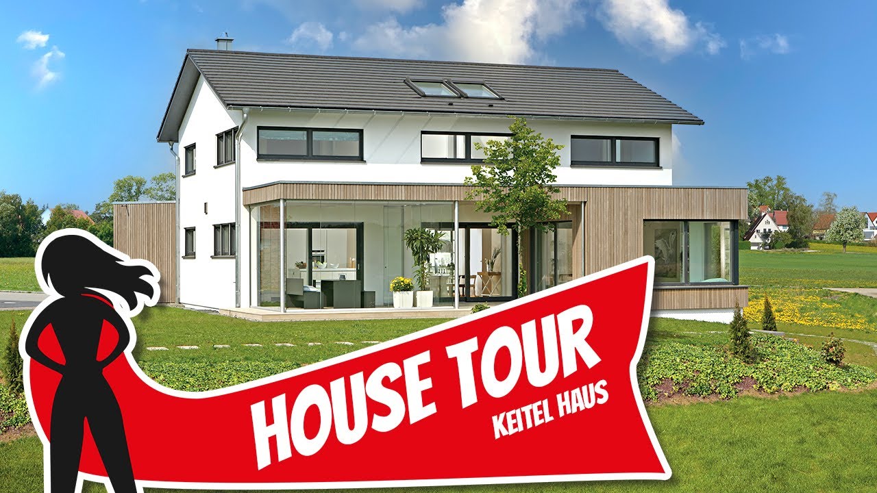 Haus am Hang mit Keller und Carport – Fertighaus von Keitel Haus | House Tour | Hausbau Helden