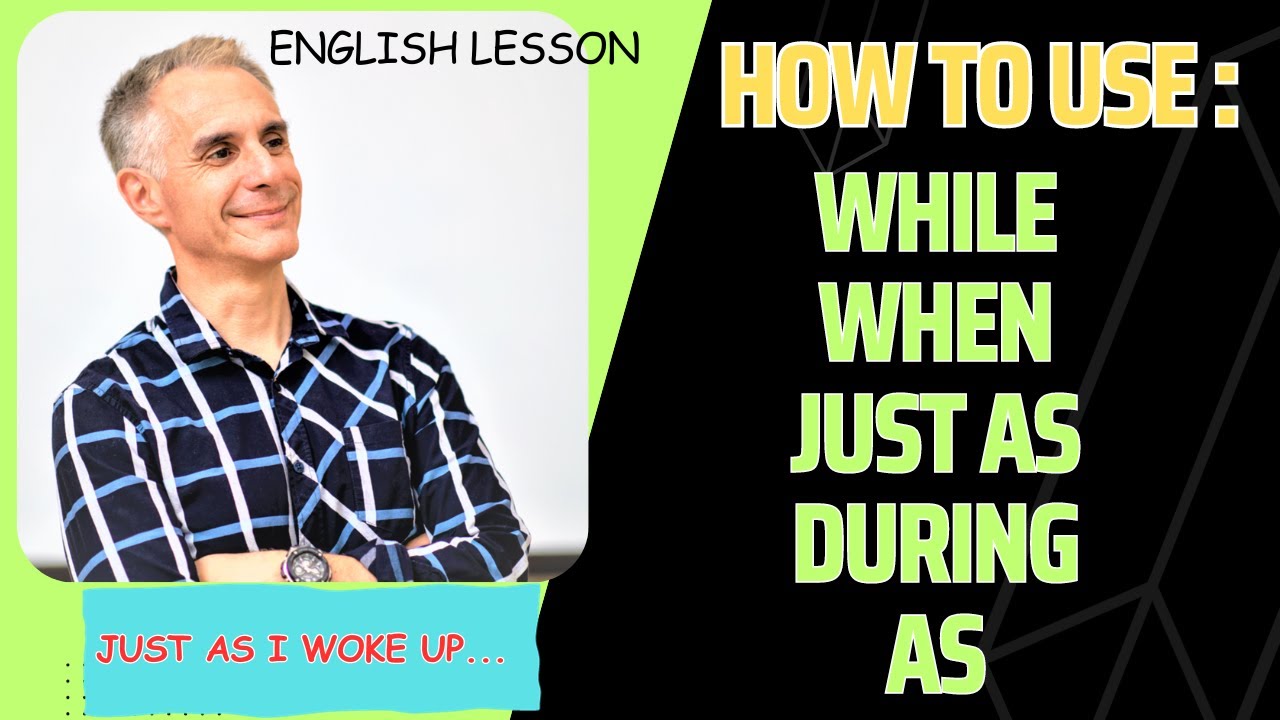 English Grammar||While During As When Just As #englishgrammar #englishconversation #englishlesson