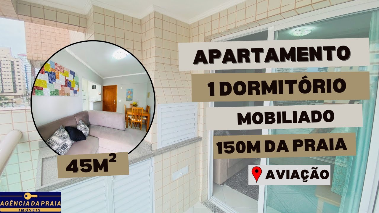 (VENDIDO) Apartamento à enda na Aviação, Praia Grande/SP