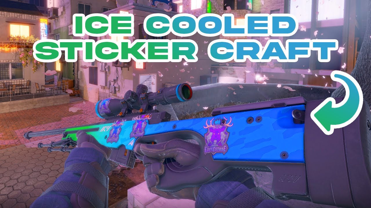 AWP | Ice Coaled (CS2 Sticker Crafts)