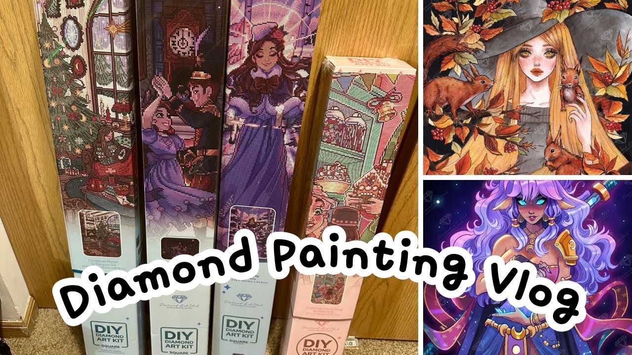 this just gets worse for michaela's wallet as we go on in the vlog... | diamond painting vlog #102!
