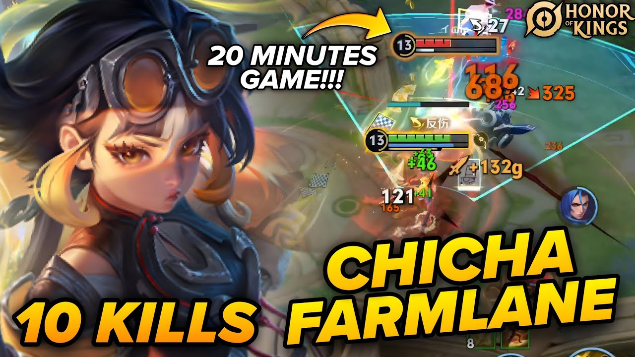 INTENSE 20 MINUTE MATCH! CHICHA FARM LANE MACHINE GUN BUILD DESTROYS RANKED! | CHICHA BUILD & ARCANA