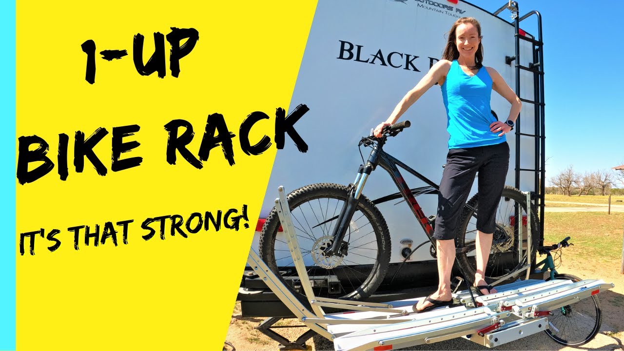 1-UP USA BIKE RACK REVIEW | On Travel Trailer and Truck | RV Living | (Reset Your Journey)