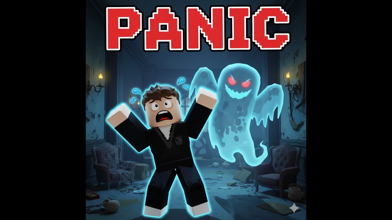 Trying to escape a abandoned ghost house in Roblox (PANIC: Chapter 1)