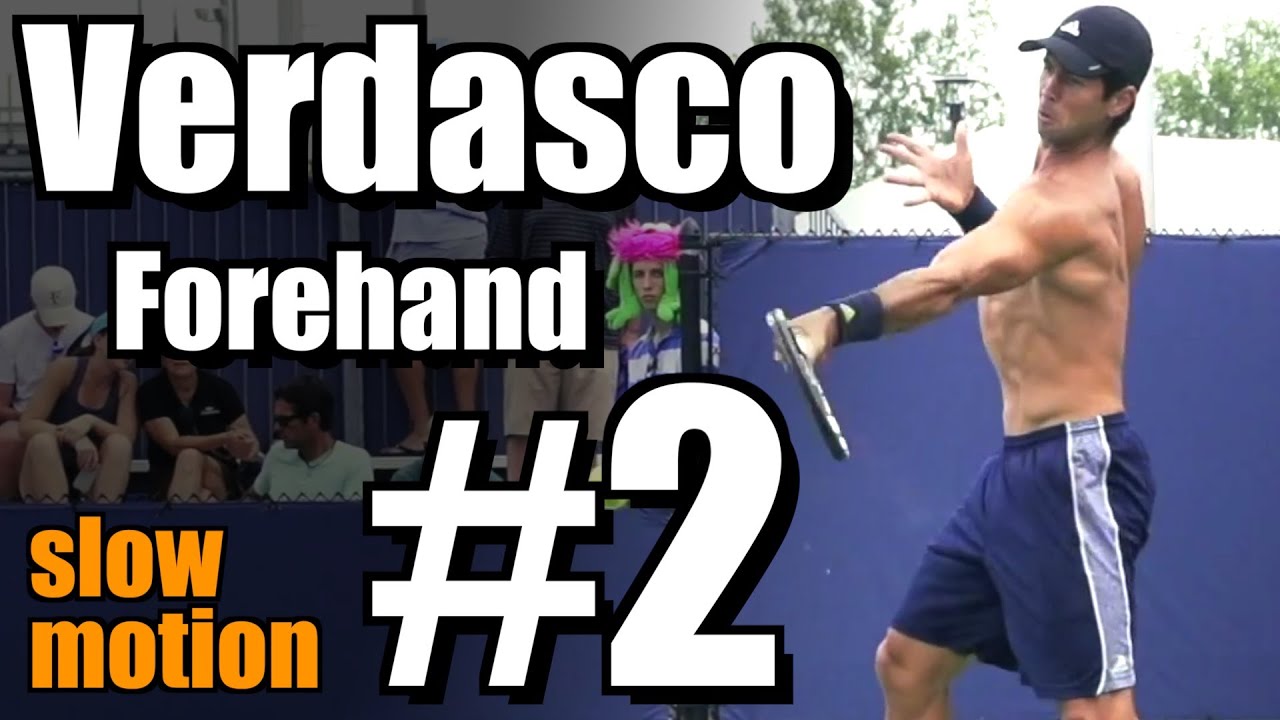Fernando Verdasco in Super Slow Motion | Forehand #2 | Western & Southern Open 2014