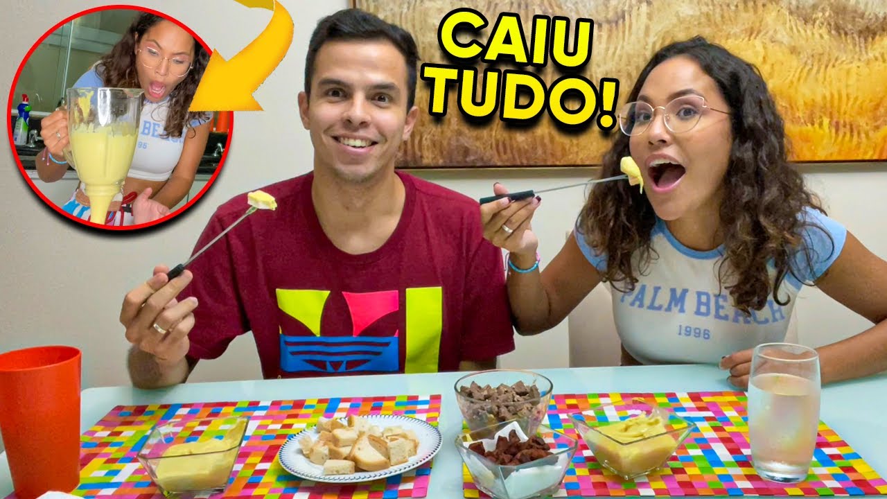 FIZ UM FONDUE PARA O MEU NAMORADO, MAS NÃO DEU CERTO!