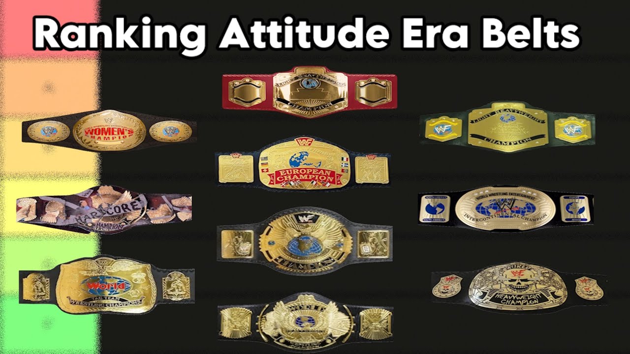 Ranking Attitude Era Championship Belts