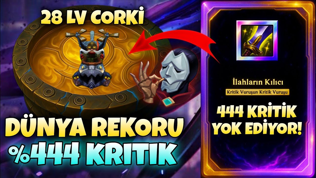 DÜNYA REKORU %444 KRİTİK VURUŞ CORKİ - LOL ARENA MODU