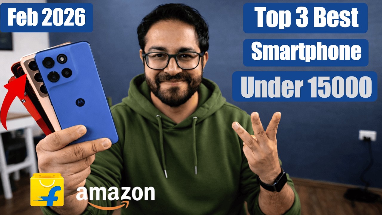 Top 3 Best Phone Under 15000 in February 2026 I best 5g mobile under 15k
