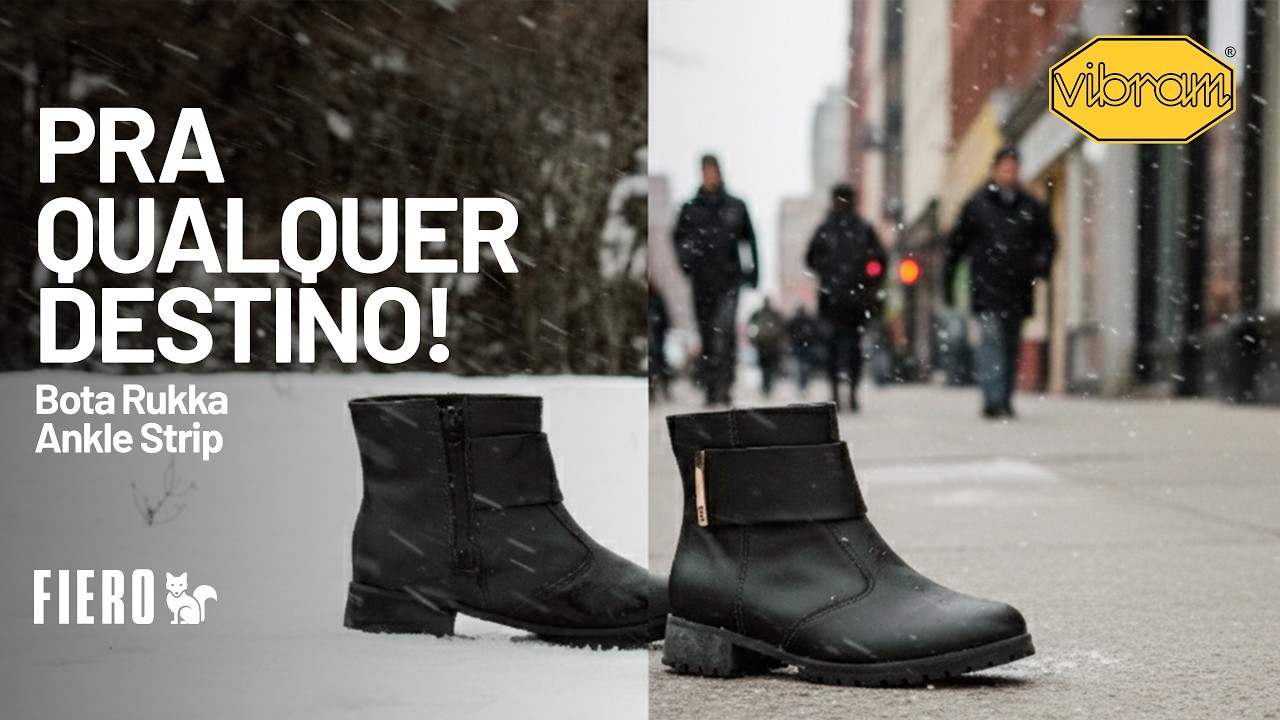 Neve, frio, viagem ou cidade? Essa bota é ideal: Rukka Ankle Strip Fiero