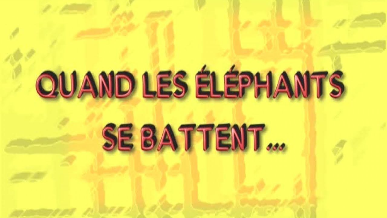 QUAND LES ELEPHANTS SE BATTENT ...SAISON1 EP2 - BURKINA FASO