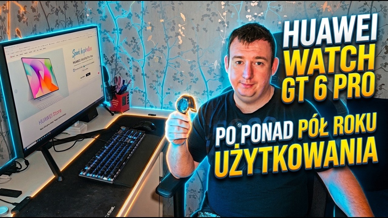 Huawei Watch GT 6 Pro po ponad p&oacute;ł roku użytkowania