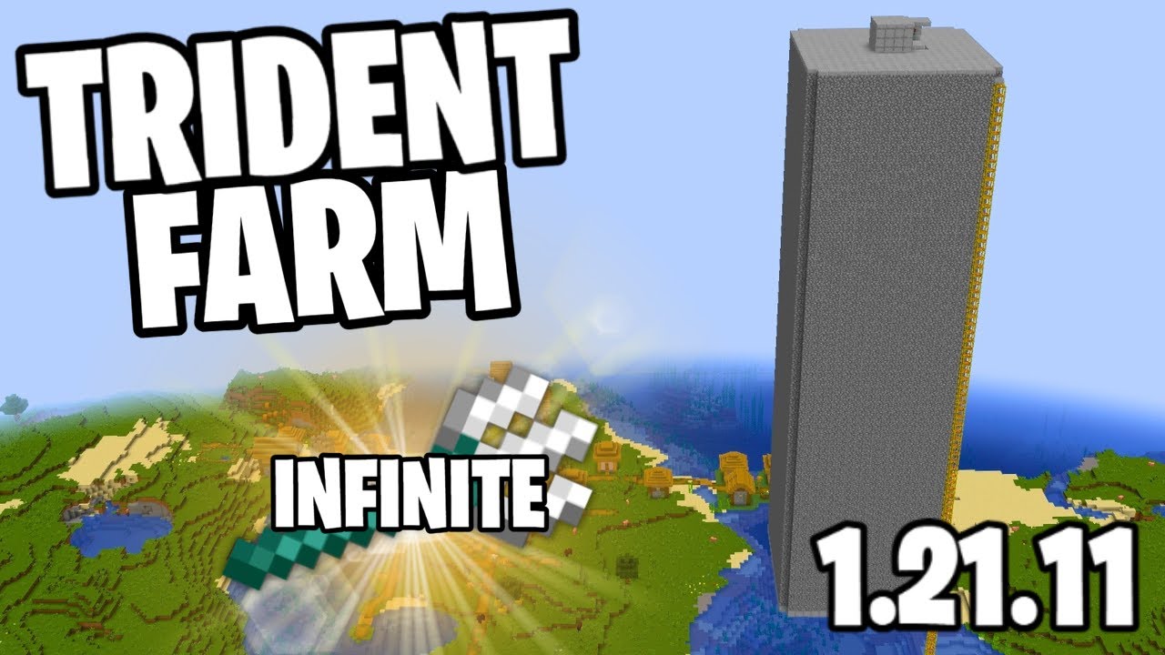 Простой урок по ферме утопленников и трезубцев! Minecraft Java 1.21.11