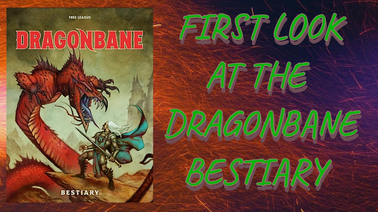 DRAGONBANE BESTIARY FIRST LOOK AND FLIP THROUGH!