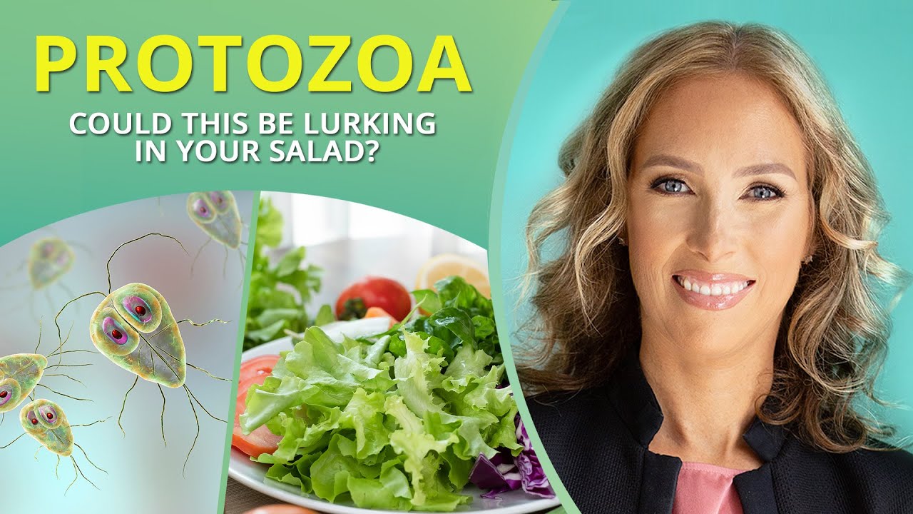 Could This Be Lurking in Your Salad | #Protozoa, #Giardia, #Cyclospora | Dr. J9 Live