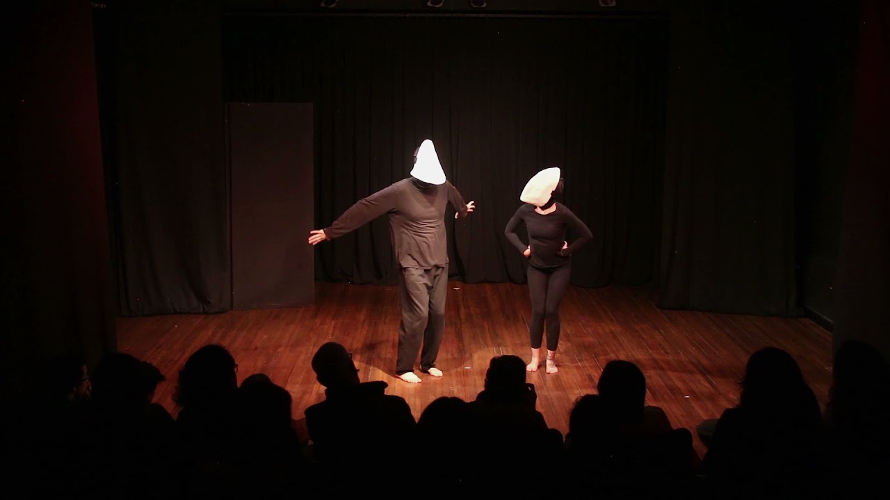 Máscaras Larvarias. Los Pájaros. Teatro físico. ImaginoTeatro