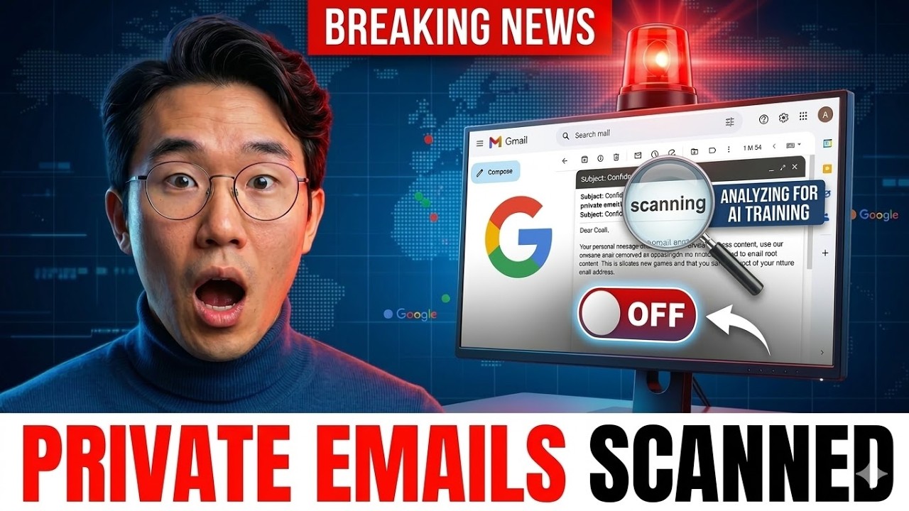 STOP! Google is Reading Your Private Emails for AI Training. Turn This OFF