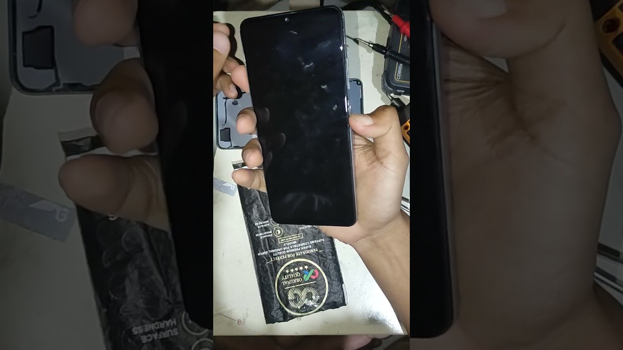 Tes LCD samsung copotan