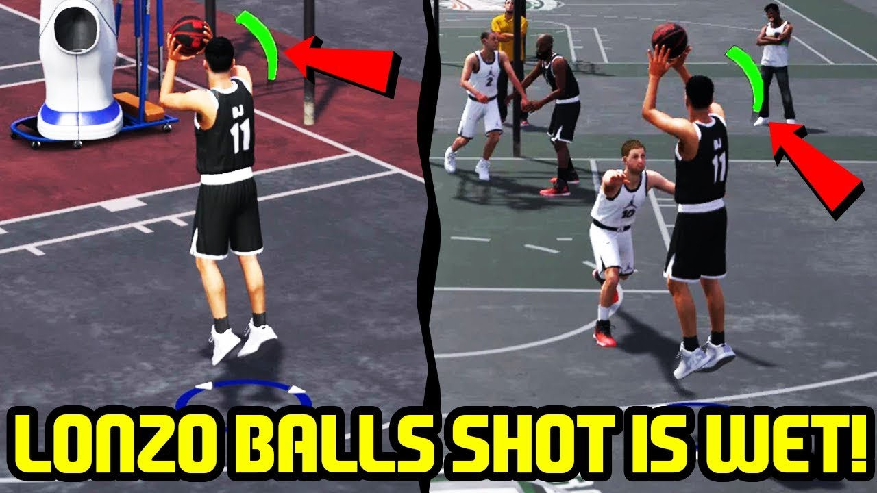 BALLIN WITH LONZO BALLS JUMPSHOT! FIRST GAME OF NBA 2K18 PRELUDE!