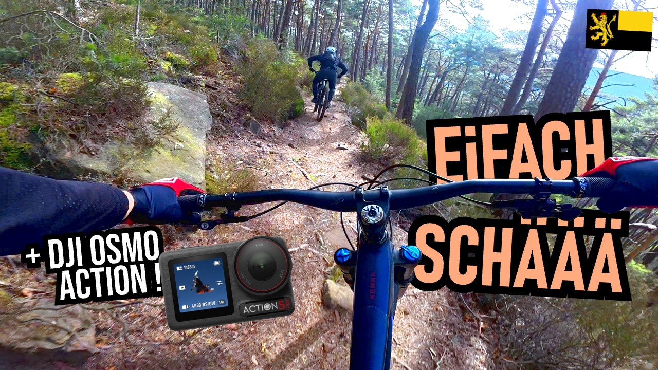 PFÄLZERWALD Kalmit-Trails im Frühling 😍 + Testrun: DJI Osmo Action 5 / Mountainbike MTB