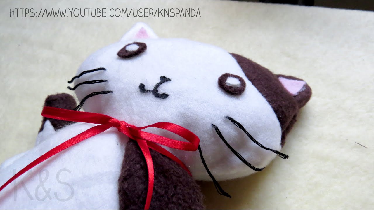 ✂️ Cómo HACER un GATITO de peluche KAWAII [Shuffle] || Kaele Desu ☁