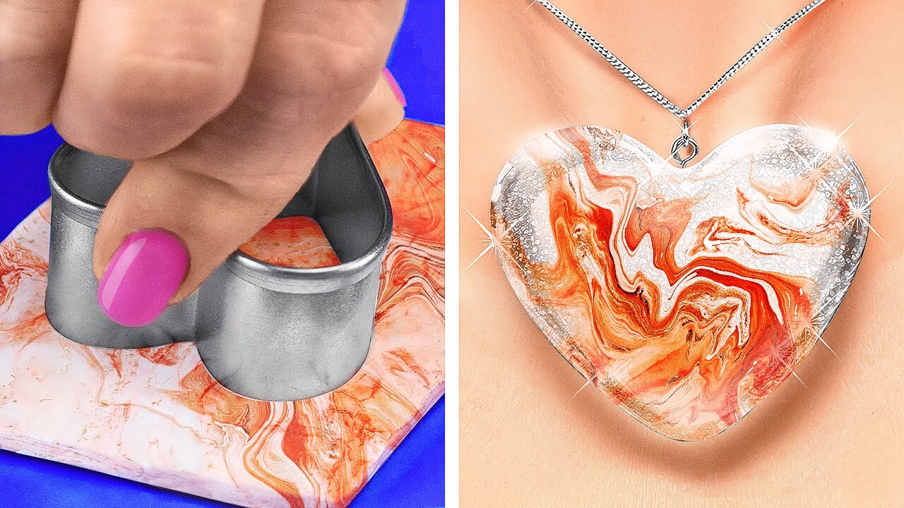 How To Make Beautiful DIY Jewelry With Epoxy Resin And Polymer Clay