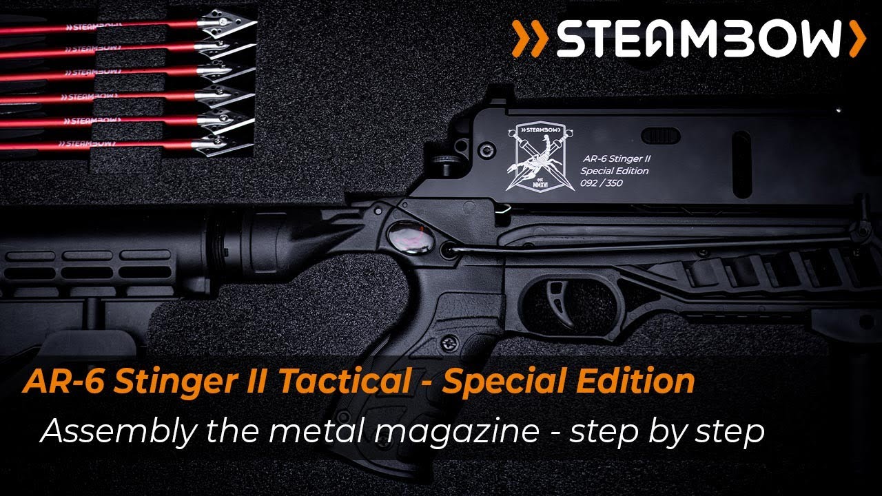 Step-by-step assembly of the Special Edition Tactical metal magazine