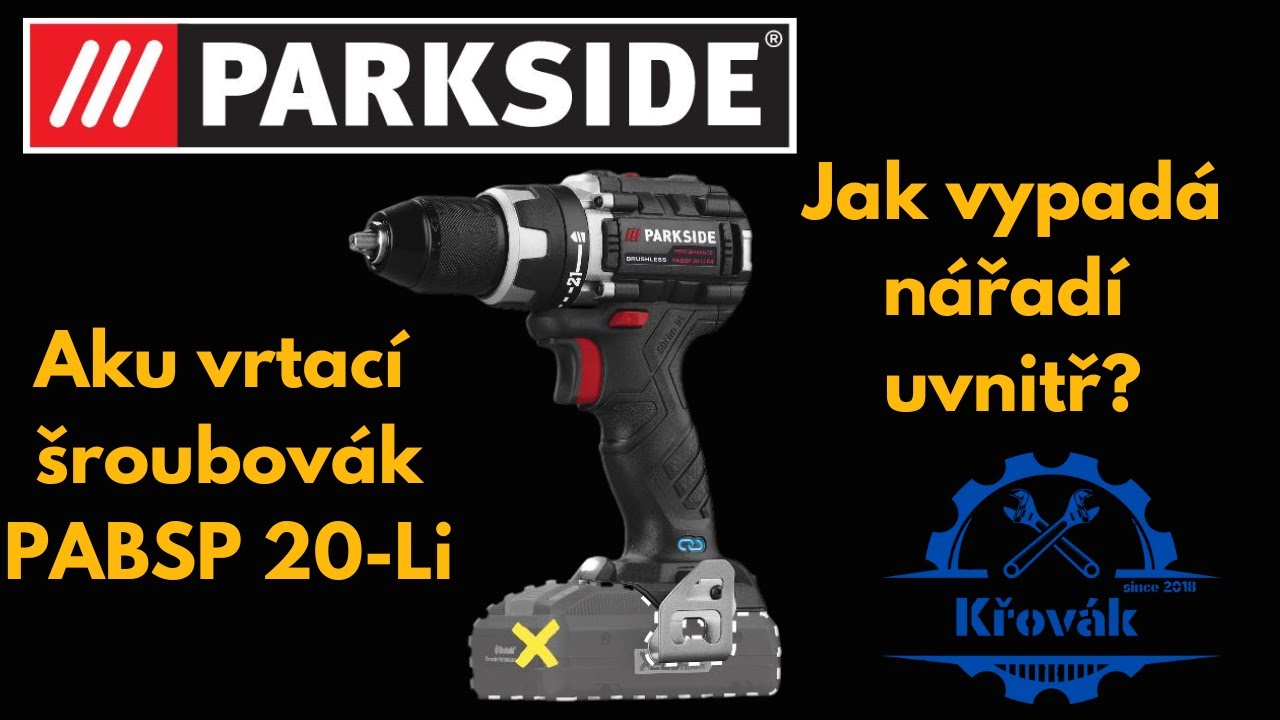 Jak vypadá uvnitř AKU VRTACÍ ŠROUBOVÁK PABSP 20-li od značky Parkside