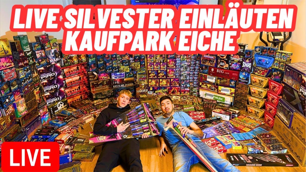 LIVE SILVESTER EINLÄUTEN BEIM KAUFPARK EICHE 🧨🥳