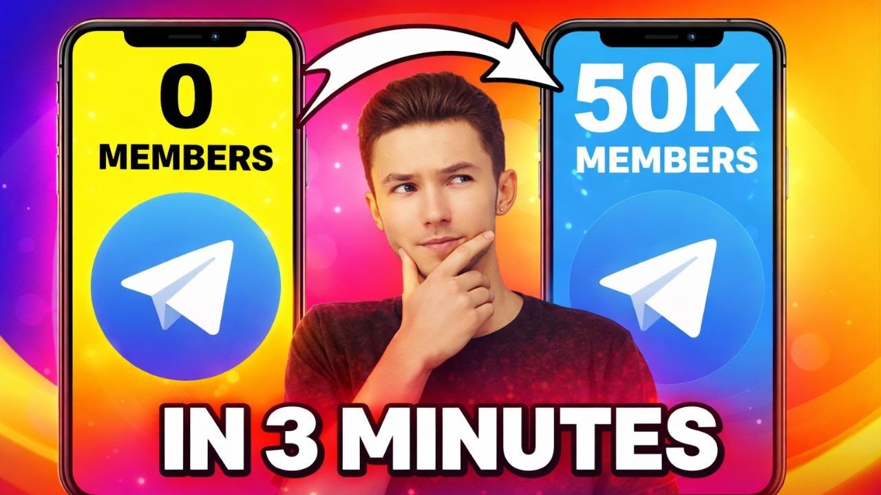 HOW TO GET 50K MEMBERS ON TELEGRAM CHANNEL IN 3 MINUTES | FASTEST WAY TO INCREASE TELEGRAM SUBSCRIBE