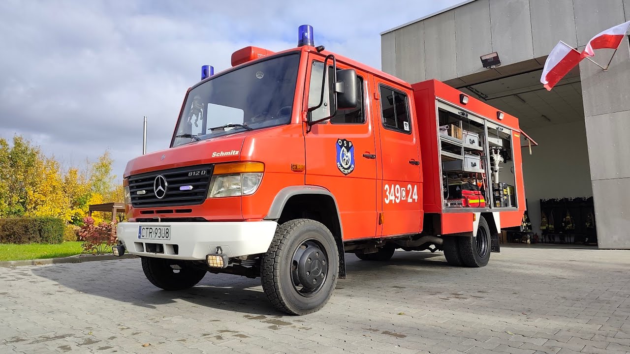 Prezentacja 349[C]24- GLBA 0,8/2 Mercedes Benz Vario 812D/Schmitz-OSP Kończewice