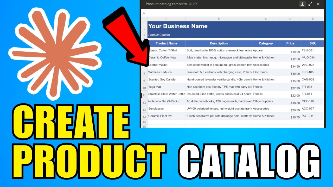 How To Create A Product Catalog In Google Sheets With Claude AI (2026) (Complete Guide)
