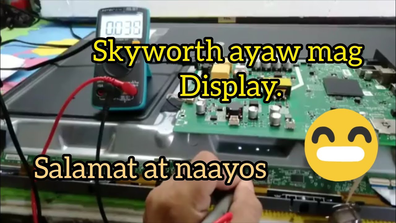 SKYWORTH 40TB5000 no display with backlight.