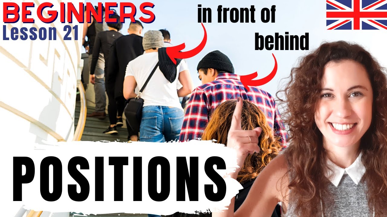 POSITIONS IN ENGLISH|Level 1 A1 Beginner English lesson | British English