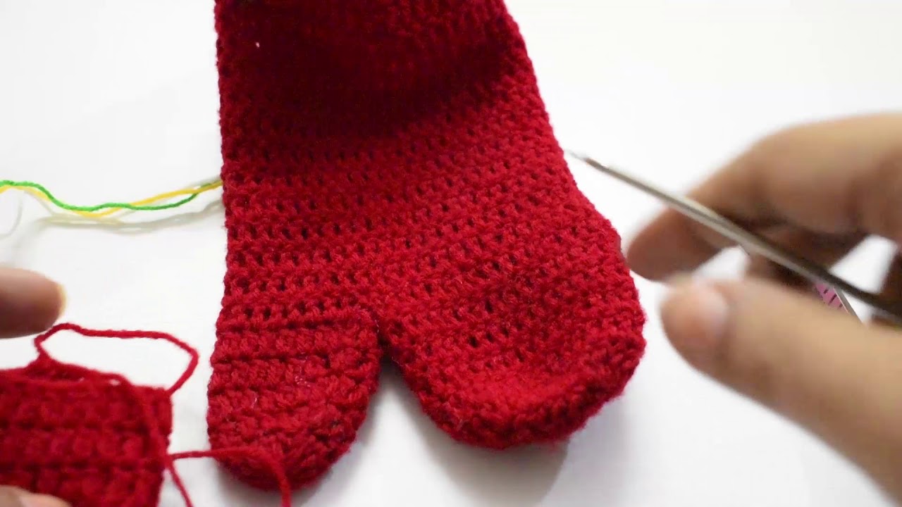 Hindi Crocheted Thumb Socks | Easy Crochet Tutorial for Beginners